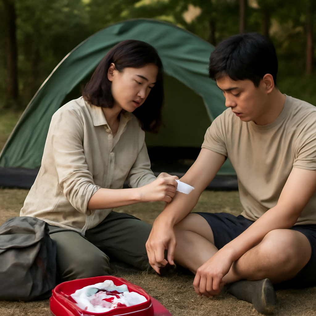캠핑응급처치 대표 이미지